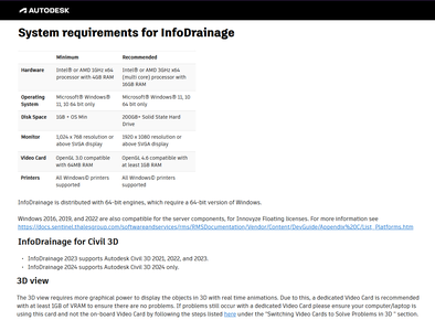 Autodesk InfoDrainage 2024.1