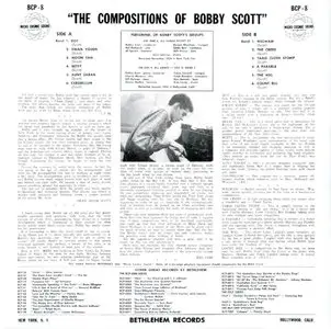 Bobby Scott - The Compositions Of Bobby Scott (1955) {2014 Japan Bethlehem Album Collection 1000 CDSOL-6126}