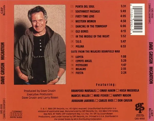 Dave Grusin - Migration (1989) {GRP} / AvaxHome