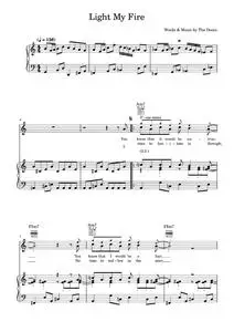 Light my fire - The Doors (Piano-Vocal-Guitar (Piano Accompaniment))