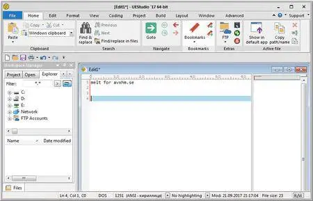 IDM UEStudio 17.20.0.8 (x86/x64) Portable
