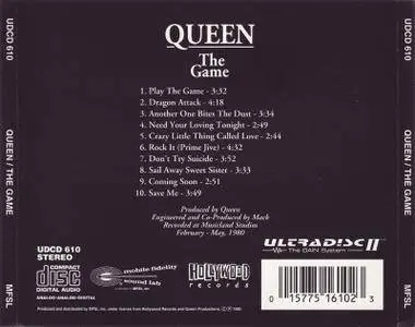 Queen - The Game (1980) [MFSL UDCD 610]