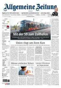 Allgemeine Zeitung Mainz - 17. Oktober 2017