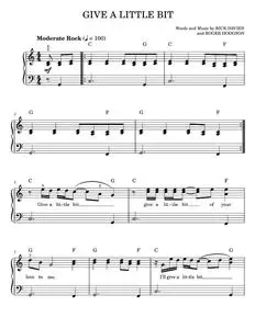 Give a little bit - Supertramp (Easy Piano)