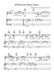 If Tomorrow Never Comes - Garth Brooks, Ronan Keating (Piano-Vocal-Guitar (Piano Accompaniment))