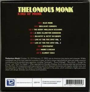 Thelonious Monk - Kind Of Monk (10CD) (2009) {Compilation, Repost}