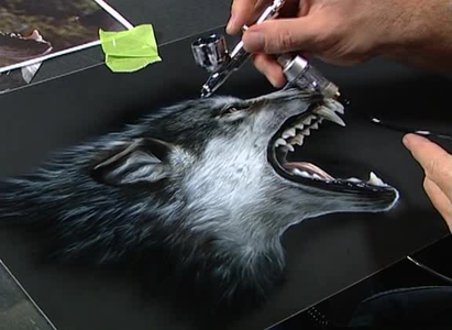 Pro Airbrush & Paintbrush Techniques - Wolf [repost]