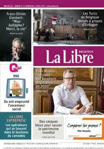 La Libre Belgique du Samedi 1 et Dimanche 2 Avril 2017