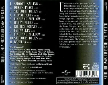 Ella Fitzgerald - Bluella: E. Fitzgerald Sings the Blues (1996)