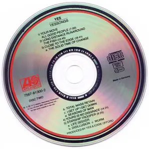 Yes - Yessongs (1973) [1983, Atlantic 7567-81300-2]