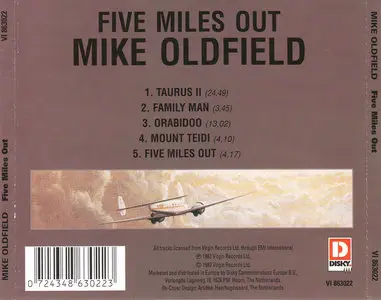 Mike Oldfield - Five Miles Out (1983) [Repost]
