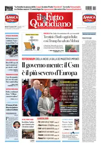 Il Fatto Quotidiano - 13 Gennaio 2026