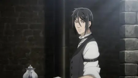 Black Butler S04E11 His Butler Taking Off