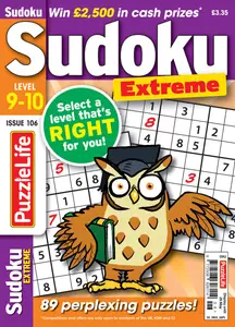PuzzleLife Sudoku Extreme - April 2025
