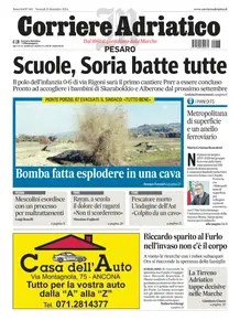 Corriere Adriatico Pesaro - 13 Dicembre 2024