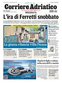 Corriere Adriatico Macerata - 10 Ottobre 2025