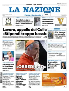 La Nazione Pistoia Montecatini - 30 Aprile 2025