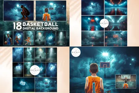 Basketball Backdrops Sport Backgrounds