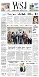The Wall Street Journal - August 15, 2026