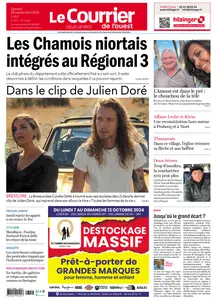 Le Courrier de l'Ouest Deux-Sèvres - 28 Septembre 2024