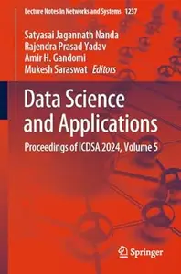 Data Science and Applications, Volume 5