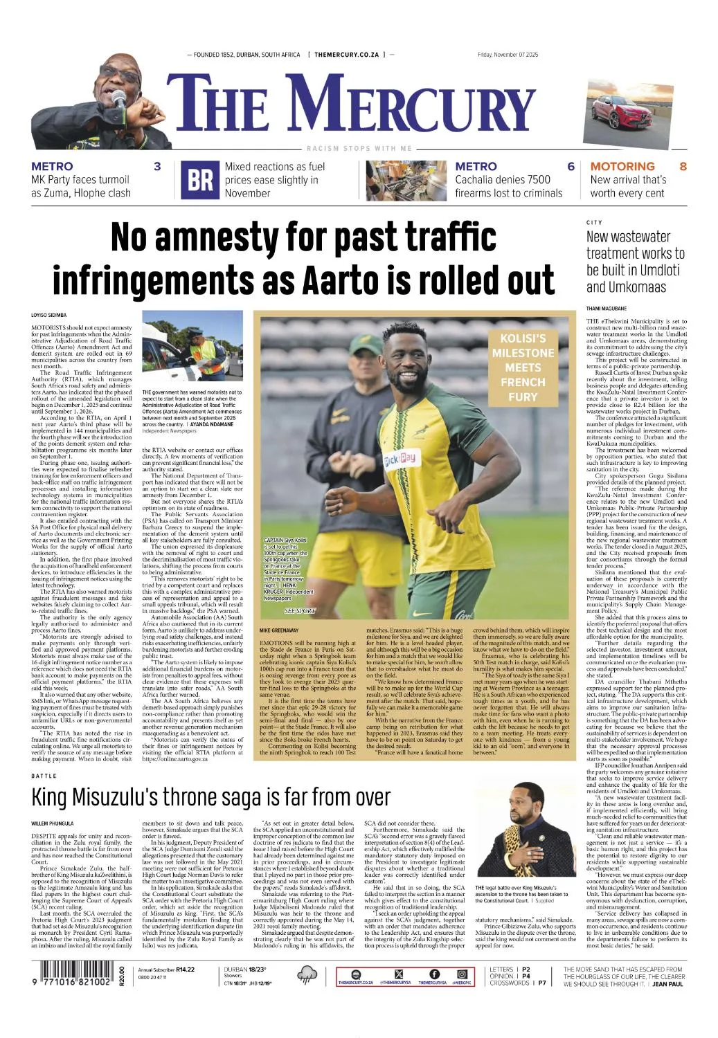 Mercury - 7 November 2025