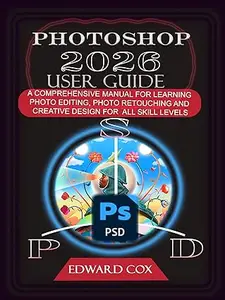 PHOTOSHOP 2026 USER GUIDE: A COMPREHENSIVE MANUAL FOR LEARNING PHOTO EDITING, PHOTO RETOUCHING AND CREATIVE DESIGN FOR ALL