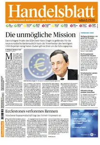 Das Handelsblatt vom 18 Juli 2013