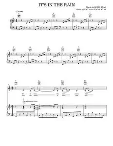 It's in the Rain - Enya (Piano-Vocal-Guitar)