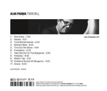 Alan Pasqua - Twin Bill: Two Piano Music of Bill Evans (2012)