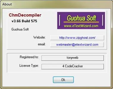 ChmDecompiler 3.66 Build 575