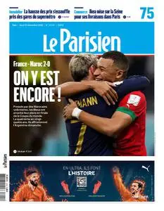 Le Parisien du Jeudi 15 Décembre 2022