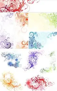 Amazing vector lace and curls