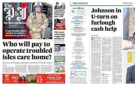 The Press and Journal Moray – November 03, 2020