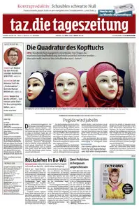 Tageszeitung TAZ vom 13 Maerz 2015