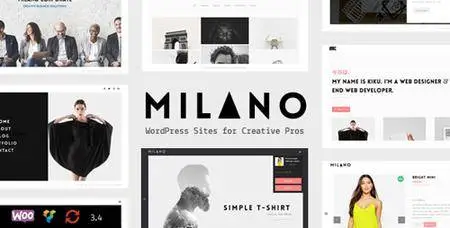 ThemeForest - Milano v3.4 - Creative Minimal Portfolio & WooCommerce WordPress Theme - 16427135