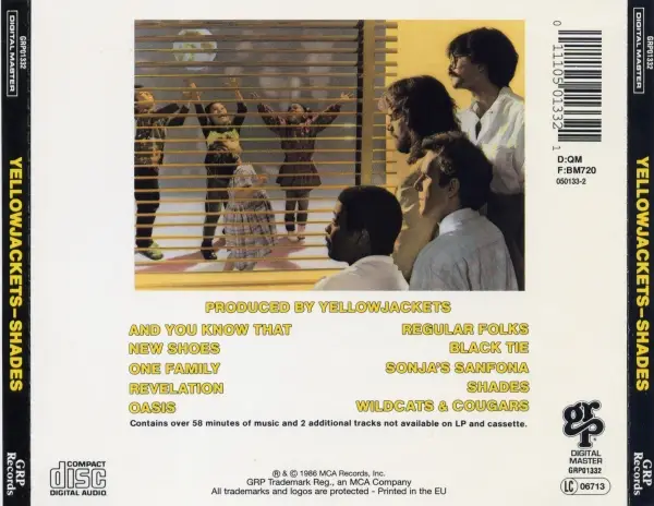 Yellowjackets - Shades (1986) {MCA}