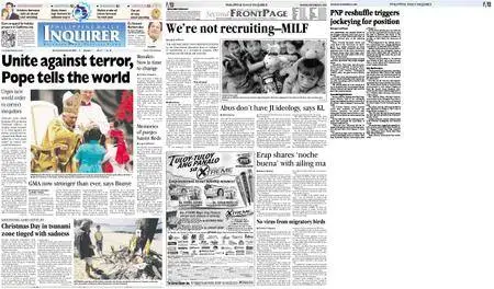 Philippine Daily Inquirer – December 26, 2005