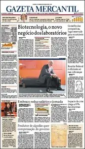 Gazeta Mercantil - 13/14/15 March 2009
