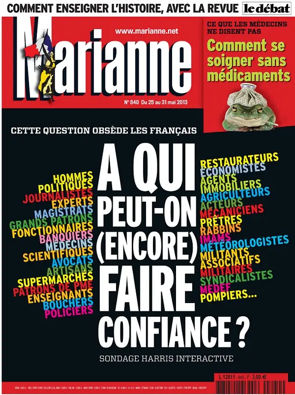Marianne No.840 - 25 au 31 Mai 2013