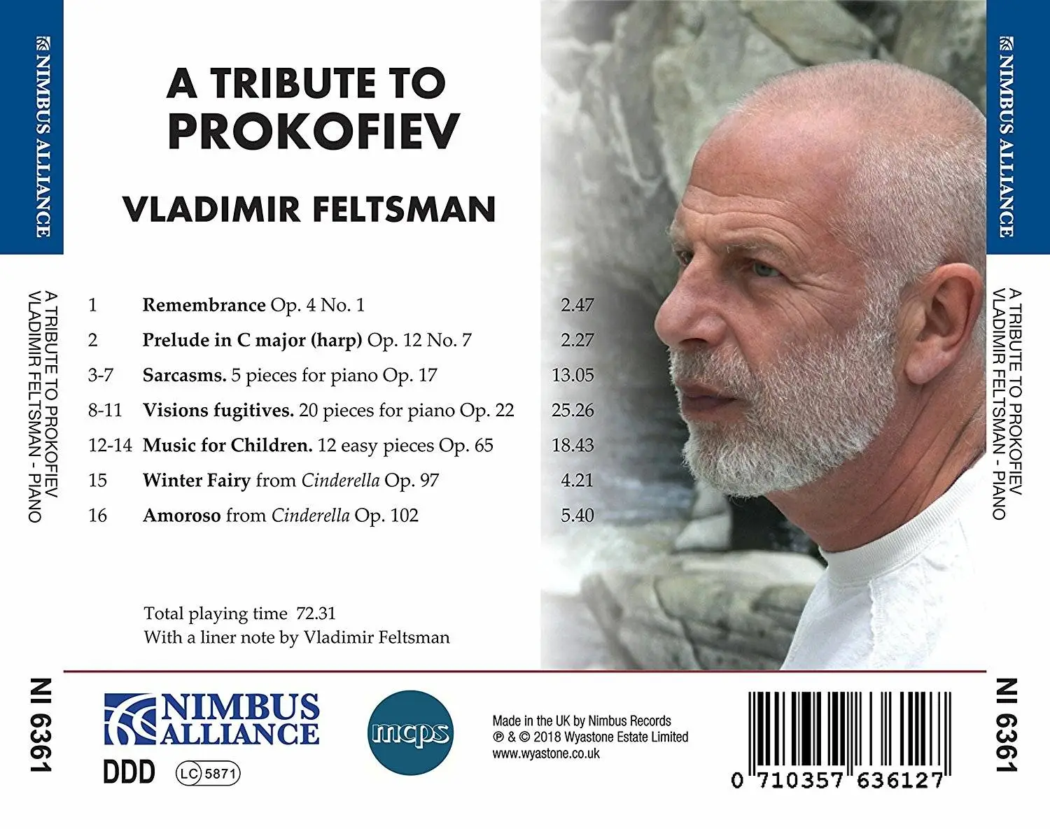 Vladimir Feltsman - A Tribute to Prokofiev (2018)