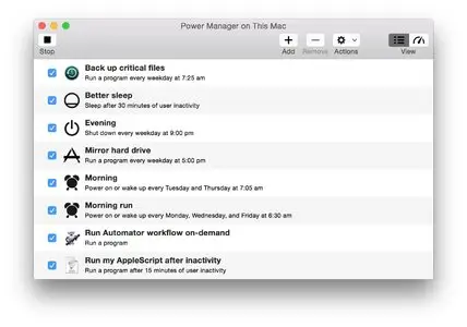 Power Manager 4.3.4 Mac OS X