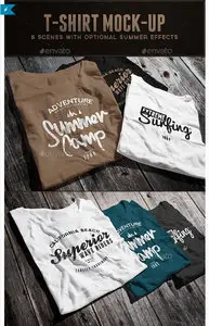 GraphicRiver - Male T-shirt Mock-up