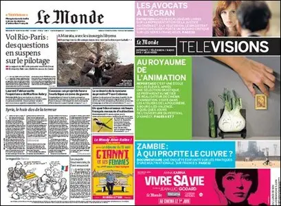 Le Monde - 29 & 30 May 2011 (+ Supplement)