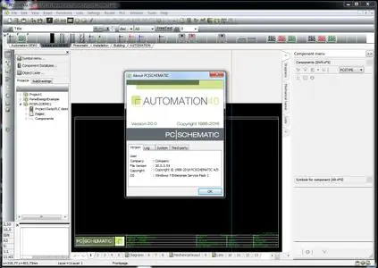 PC|SCHEMATIC Automation 40 version 20.0.3.54