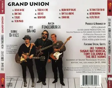 Otis Grand, Debbie Davies, Anson Funderburgh - Grand Union (1998) {1999, Reissue}