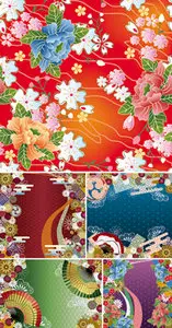 Japanese Patterns Vector