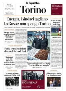 la Repubblica Torino - 7 Ottobre 2022
