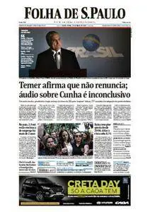 Folha de São Paulo - 19 Maio 2017 - Sexta