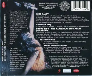Marc Bolan & T.Rex - Zinc Alloy And The Hidden Riders Of Tomorrow (1974) {2CD Set Rhino Deluxe Edition R2 73219 rel 2002}